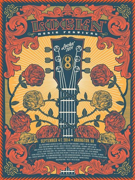 Lockn Music Festival Posters by Status Serigraph | Music festival ...