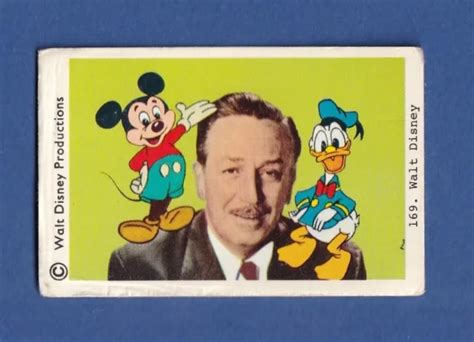 1970´S SWEDISH WALT Disney set #169 Mickey Mouse, Donald Duck & Walt Disney $22.50 - PicClick