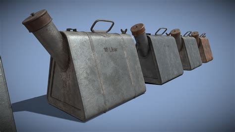 WW2 German Triangular 10 Liter Fuel Cans - Buy Royalty Free 3D model by Mad_Lobster_Workshop ...