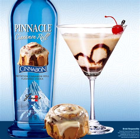 Pin by Pinnacle Vodka on Pinnacle® Cinnabon® Vodka! | Vodka recipes drinks, Cocktail drinks ...