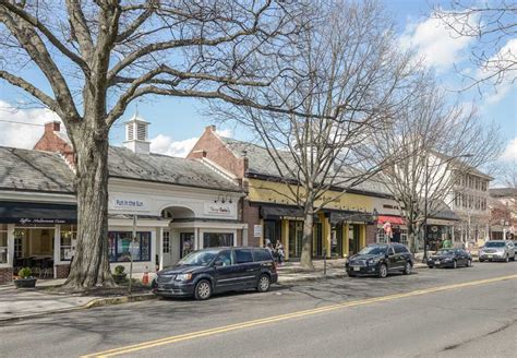 Downtown street in Haddonfield, NJ