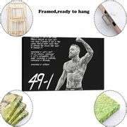BUUTUUCE Conor McGregor Motivational BOXING Poster Decorative Painting Canvas Wall Art Living ...