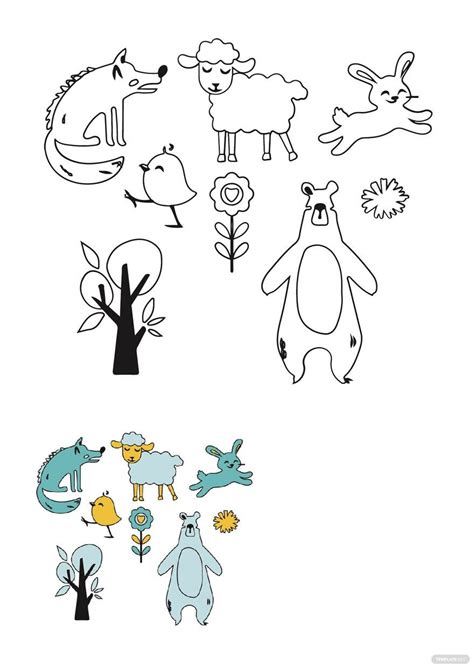 Spring Animals Coloring Pages in PDF - Download | Template.net