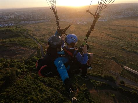 Long-angle Silhouette Photography of Paraglider · Free Stock Photo