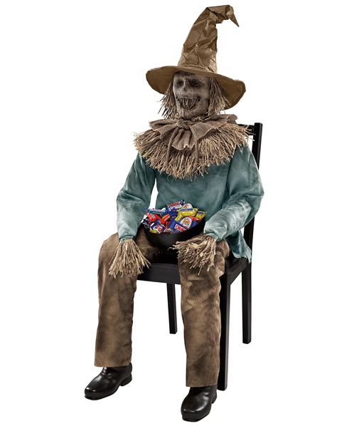 Buy Spirit Halloween 4.5 Ft y Sitting ecrow Animatronic | Decorations ...