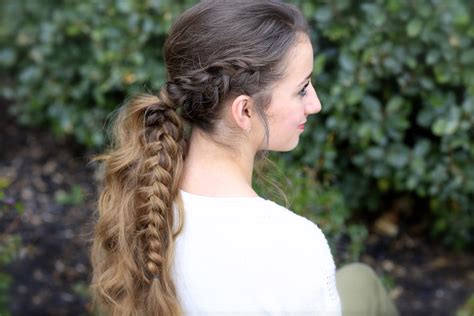 The Viking Braid Ponytail | Hairstyles for Sports - Cute Girls Hairstyles