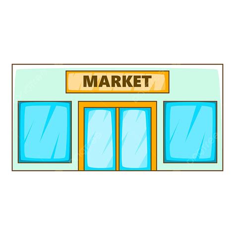 Market Cartoon Clipart Vector, Market Icon Cartoon Style, Style Icons ...