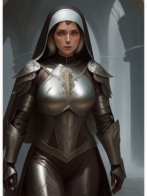 "Female cleric paladin dungeon tank master" Art Board Print for Sale by ...