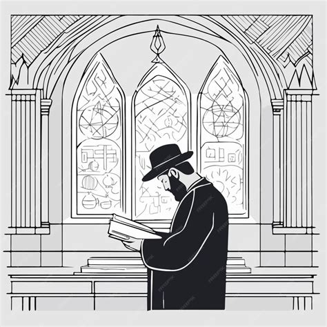 Premium Vector | Torah reading isolated cartoon vector illustration ...