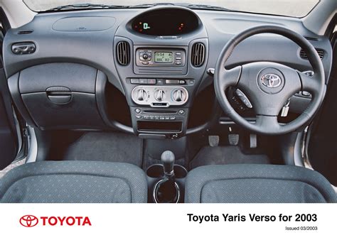 Yaris Verso Interior (2003 - 2005) - Toyota Media Site