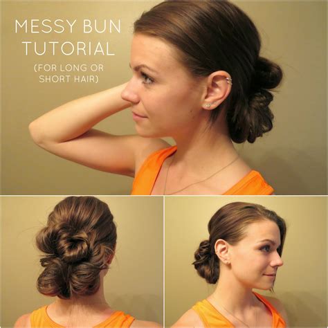 Aunie Sauce: Messy Bun Tutorial