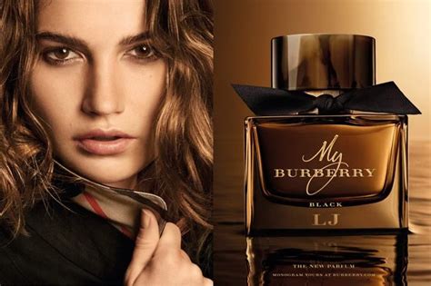 lily-james-my-burberry-black-2 | Burberry beauty, Perfume, Burberry perfume