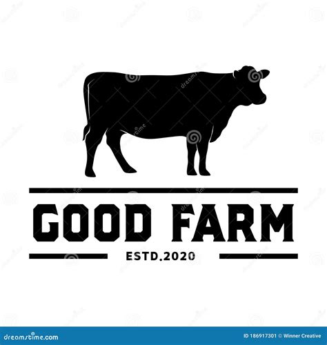 Cow Farm and Angus Beef Logo Stock Vector - Illustration of irish ...