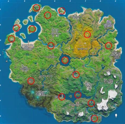 Fortnite Chapter Season Map Named Locations And Landmarks Explained ...