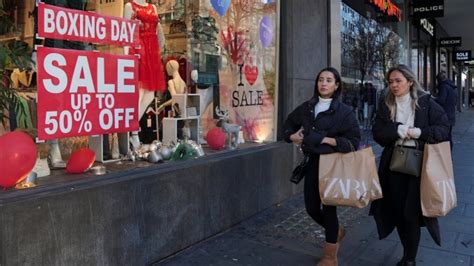 Boxing Day sales: Shoppers return to high street for deals but cost of ...