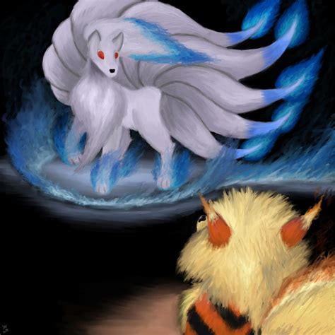 Ninetales vs Arcanine by ClintostheGreat on DeviantArt