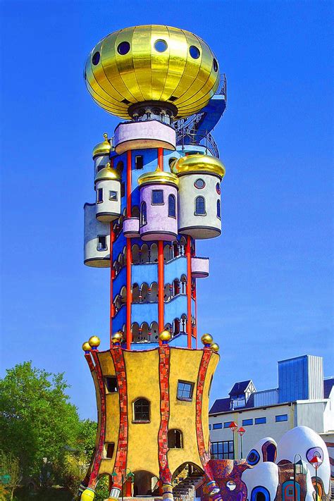 Hundertwasser Turm | Hundertwasser architecture, Unusual buildings ...