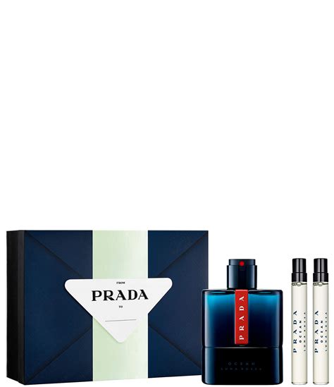 Prada Luna Rossa Ocean Eau de Toilette 3-Piece Gift Set | Dillard's