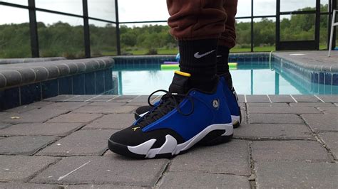 Air Jordan 14 Laney - REVIEW + ON FEET - YouTube