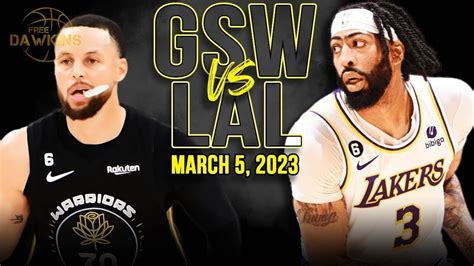 Lakers vs. GSW (march 6, 2023) 2k - YouTube