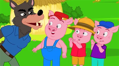 Les Trois Petits Cochons | dessin animé en français | Conte pour enfants avec les P'tits z'Amis ...