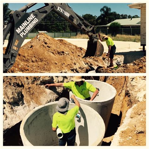 Septic tank installation - Mainline Plumbing