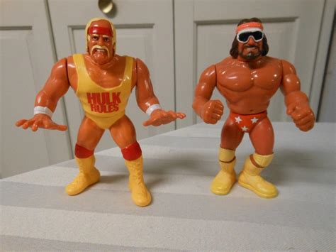 Hulk Hogan Macho Man Mega Powers WWF Hasbro Tag Team Lot Free Shipping ...