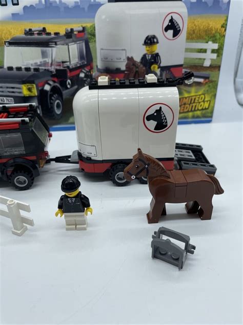 Lego 7635 City Town 4WD WITH HORSE TRAILER 100% Complete - No Instructions | eBay