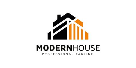 Modern House Logo by IRussu | Codester