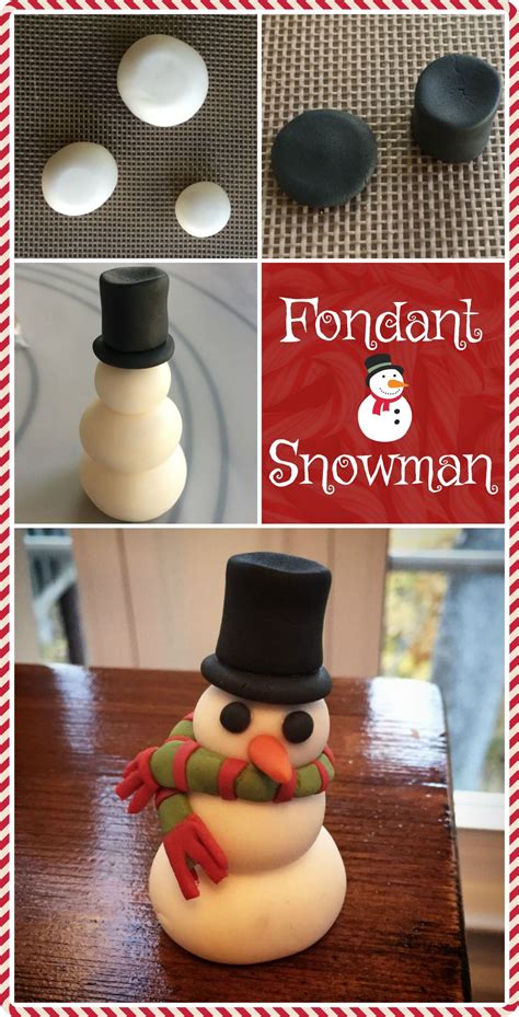 Fondant Snowman | Fondant, Themed cakes, Snowman