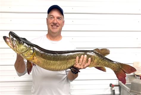 Koller lands 44-inch muskie on micro rod strung with 4-pound line and a micro jig - The Globe ...