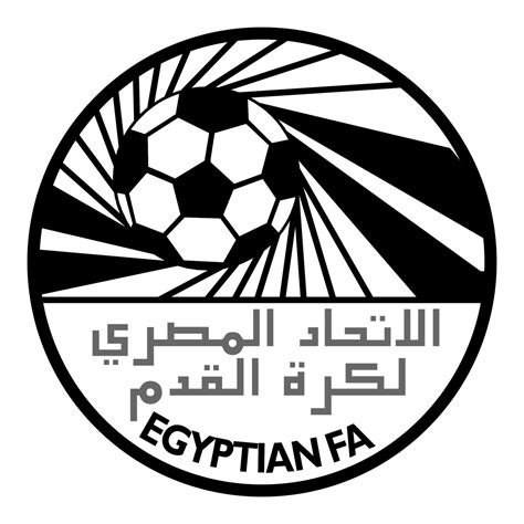 Egyptian Football Association Logo Black and White – Brands Logos