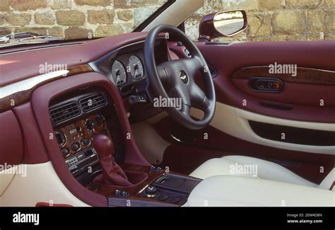 Aston Martin DB7 interior 1994 Stock Photo - Alamy