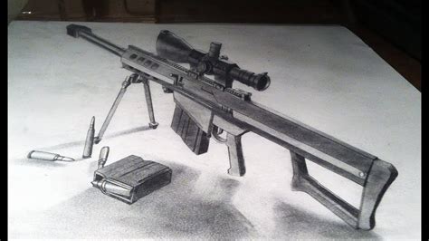 3d Gun Drawing at PaintingValley.com | Explore collection of 3d Gun Drawing