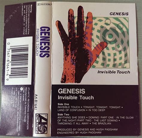 Genesis - Invisible Touch (1986, Cassette) | Discogs