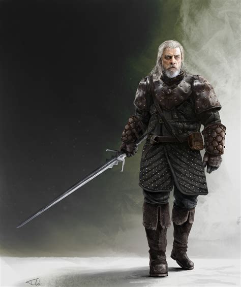 Asraf Mohammad - Vesemir The Master Witcher - Work in Progress