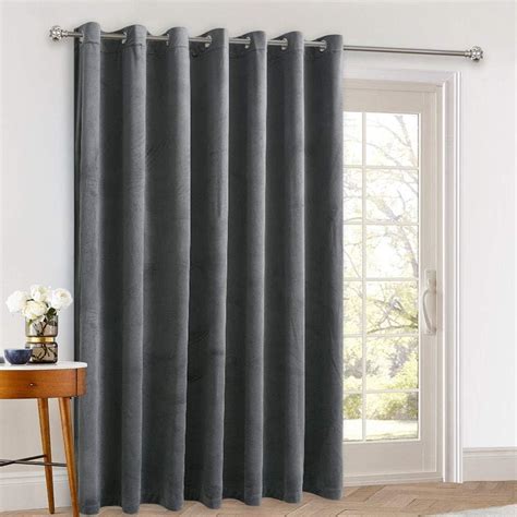 StangH Extra Wide Velvet Curtains 96 inches Long - Living Room Blackout ...