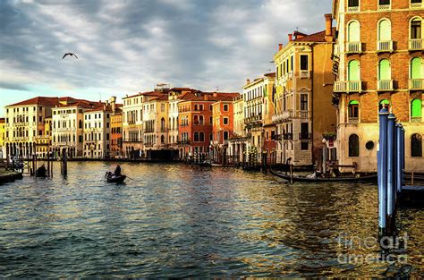 Gondola at Sunset Venice Italy Photograph by M G Whittingham - Fine Art ...