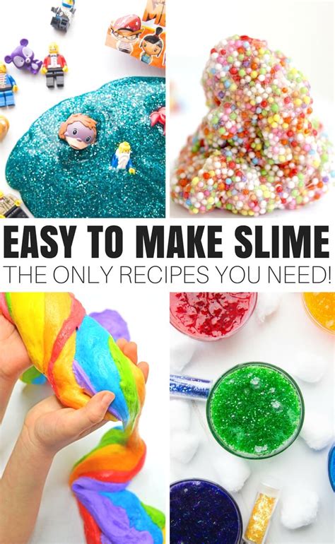 How To Make Slime With Glue - Little Bins for Little Hands