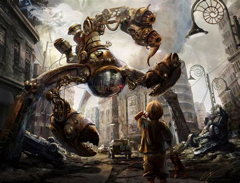 SteamPunk Art for Henry Winchester Book on Behance