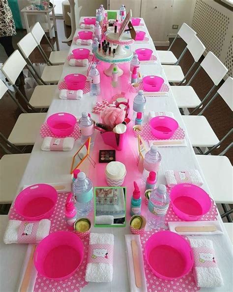 Spa & Make Up Party Birthday Party Ideas | Photo 8 of 25 | Spa birthday ...