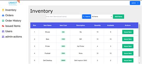 GitHub - Sid1608/Inventory-Management-System: Helps to keeps track of College inventory.