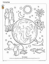 God Made Everything Coloring Page Free Printable Sheet sketch template