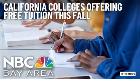 Colleges in California offering free tuition this fall - YouTube