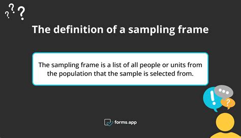 What is sampling frame: Definition, example & tips - forms.app