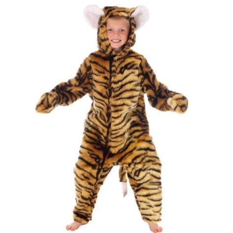 Tiger Costume for Kids. Five Sizes. 3-11 Years. - Funtober