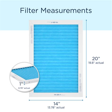 MERV 14" x 20" x 1" HVAC Filter