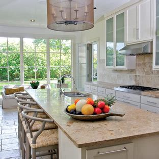 Limestone Backsplash | Houzz