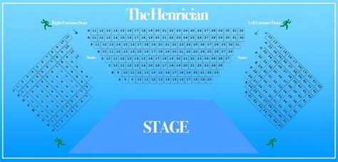 Seating Plan | The Henrician Theatre