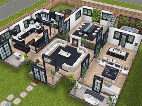 Pin by Pakwannn on บ้าน | Sims freeplay houses, Sims house, Sims house ...